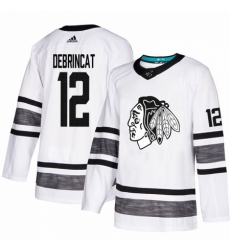 Men's Adidas Chicago Blackhawks #12 Alex DeBrincat White 2019 All-Star Game Parley Authentic Stitched NHL Jersey