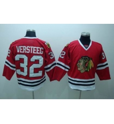 RBK Chicago Blackhawks #32 VERSTEEG jersey red