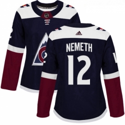 Womens Adidas Colorado Avalanche 12 Patrik Nemeth Authentic Navy Blue Alternate NHL Jersey  Womens Adidas Colorado Avalanche 12 Patrik Nemeth Authentic Navy Blue Alternate NHL Jersey