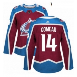 Womens Adidas Colorado Avalanche 14 Blake Comeau Authentic Burgundy Red Home NHL Jersey  Womens Adidas Colorado Avalanche 14 Blake Comeau Authentic Burgundy Red Home NHL Jersey