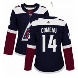 Womens Adidas Colorado Avalanche 14 Blake Comeau Authentic Navy Blue Alternate NHL Jersey  Womens Adidas Colorado Avalanche 14 Blake Comeau Authentic Navy Blue Alternate NHL Jersey