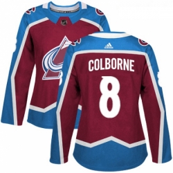 Womens Adidas Colorado Avalanche 8 Joe Colborne Authentic Burgundy Red Home NHL Jersey  Womens Adidas Colorado Avalanche 8 Joe Colborne Authentic Burgundy Red Home NHL Jersey