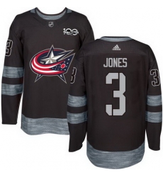 Blue Jackets #3 Seth Jones Black 1917 2017 100th Anniversary Stitched NHL Jersey