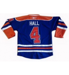 Youth kids Edmonton Oilers #4 Taylor Hall LT Blue Jerseys