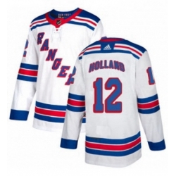 Mens Adidas New York Rangers 12 Peter Holland Authentic White Away NHL Jersey  Mens Adidas New York Rangers 12 Peter Holland Authentic White Away NHL Jersey
