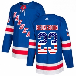 Mens Adidas New York Rangers 23 Jeff Beukeboom Authentic Royal Blue USA Flag Fashion NHL Jersey  Mens Adidas New York Rangers 23 Jeff Beukeboom Authentic Royal Blue USA Flag Fashion NHL Jersey