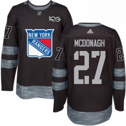Mens Adidas New York Rangers 27 Ryan McDonagh Premier Black 1917 2017 100th Anniversary NHL Jersey  Mens Adidas New York Rangers 27 Ryan McDonagh Premier Black 1917 2017 100th Anniversary NHL Jersey