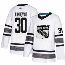 Mens Adidas New York Rangers 30 Henrik Lundqvist White 2019 All Star Game Parley Authentic Stitched NHL Jersey  Mens Adidas New York Rangers 30 Henrik Lundqvist White 2019 All Star Game Parley Authentic Stitched NHL Jersey
