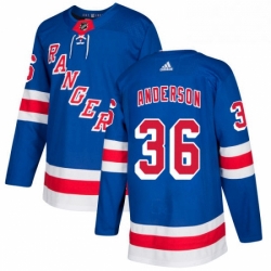 Mens Adidas New York Rangers 36 Glenn Anderson Premier Royal Blue Home NHL Jersey  Mens Adidas New York Rangers 36 Glenn Anderson Premier Royal Blue Home NHL Jersey