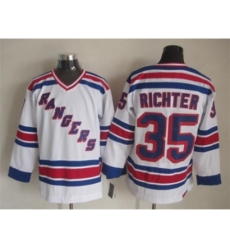 NHL New York Rangers #35 richter white jerseys(New vintage retro)