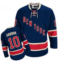 New York Rangers Heritage Third Blue Jerseys 10# Marian Gaborik Hockey Jersey