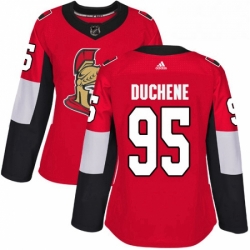 Womens Adidas Ottawa Senators 95 Matt Duchene Premier Red Home NHL Jersey 