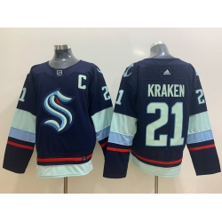 Seattle Kraken 21 Kraken Navy Adidas Jersey