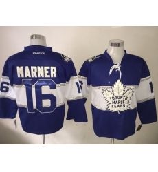 Maple Leafs 16 Mitchell Marner Blue 2017 Centennial Classic Reebok Jersey