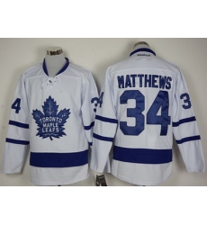 Maple Leafs #34 Auston Matthews White New Stitched NHL Jersey