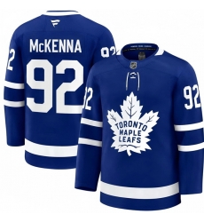 Men Toronto Maple Leafs  92 Gavin McKenna Blue 2026 Stitched Hockey Jersey