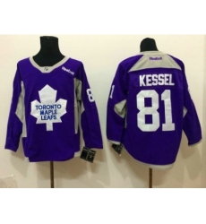 NHL Toronto Maple Leafs #81 Phil Kessel purple Jerseys