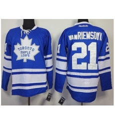 Toronto Maple Leafs 21 van Riemsdyk Blue NHL Jersey