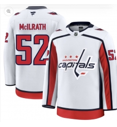 Men Washington Capitals  52 Dylan Mcilrath White Jersey
