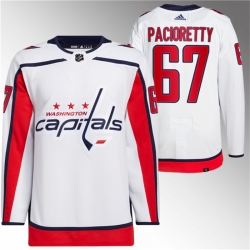 Men Washington Capitals 67 Max Pacioretty White Stitched Jersey