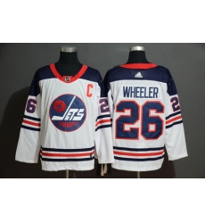 Winnipeg Jets 26 Blake Wheeler White Adidas Jersey