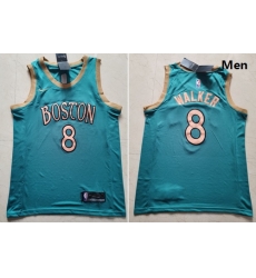 Celtics 8 Kemba Walker Blue 2019 20 City Edition Swingman Jersey