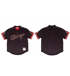 Men Chicago Bulls Blank Stitched Baseball Jersey