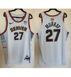 Men Jamal Murray City Edition #27 Jersey NBA Finals Patch Denver Nuggets Men Jamal Murray City Edition #27 Jersey NBA Finals Patch Denver Nuggets
