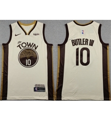 Men Golden State Warriors 10 Jimmy Butler III Tan 2025 City Edition Stitched Basketball Jersey Men Golden State Warriors 10 Jimmy Butler III Tan 2025 City Edition Stitched Basketball Jersey