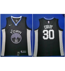 Warriors 30 Stephen Curry Black 2019 20 City Edition Nike Swingman Jersey