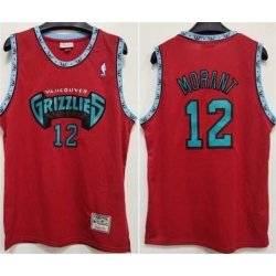 Men Memphis Grizzlies 12 Ja Morant Red Stitched Jersey