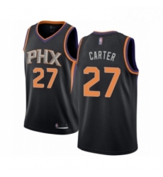 Mens Phoenix Suns 27 Jevon Carter Authentic Black Basketball Jersey Statement Edition 