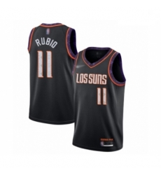 Suns 11 Ricky Rubio Black Basketball Swingman City Edition 2019 20 Jersey