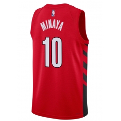 Men Portland Blazer Justin Minaya #10 Red City Edition jersey