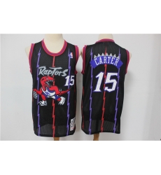 Men Toronto Raptors 15 Vince Carter Purple Hardwood Classics Jersey