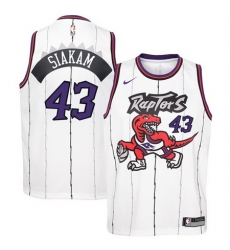 Nike Pascal Siakam White Toronto Raptors Hardwood Classics Swingman Jersey