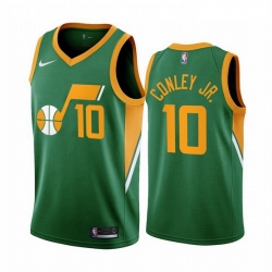 Men Utah Jazz 10 Mike Conley Green NBA Swingman 2020 21 Earned Edition Jersey