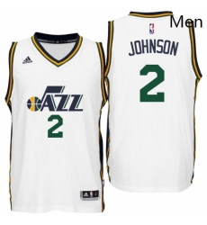 Utah Jazz 2 Joe Johnson Home White New Swingman Jersey