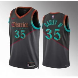 Men Washington Wizards 35 Marvin Bagley III Black 2023 24 City Edition Stitched Basketball Jersey