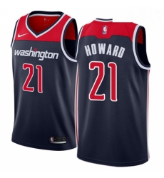 Mens Nike Washington Wizards 21 Dwight Howard Swingman Navy Blue NBA Jersey Statement Edition 