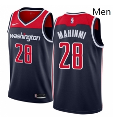 Mens Nike Washington Wizards 28 Ian Mahinmi Swingman Navy Blue NBA Jersey Statement Edition 