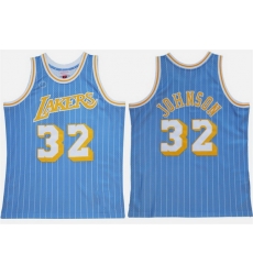 Men Los Angeles Lakers 32 Magic Johnson Blue Stitched Basketball Jersey Men Los Angeles Lakers 32 Magic Johnson Blue Stitched Basketball Jersey