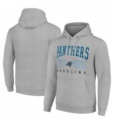 Men Carolina Panthers Grey Throwback Logo Pullover Hoodie Men Carolina Panthers Grey Throwback Logo Pullover Hoodie