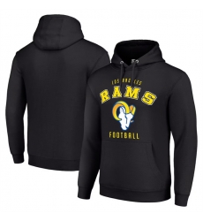 Men Los Angeles Rams Black Pullover Hoodie Men Los Angeles Rams Black Pullover Hoodie