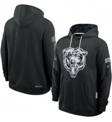 Men Chicago Bears Black 2026 Salute to Service Sideline Dri FIT Pullover Hoodie Men Chicago Bears Black 2026 Salute to Service Sideline Dri FIT Pullover Hoodie