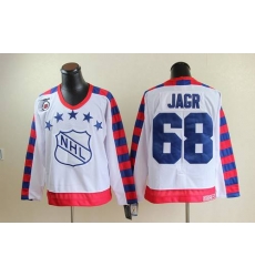 Flyers #68 Jaromir Jagr White All Star CCM Throwback 75TH Stitched NHL Jersey