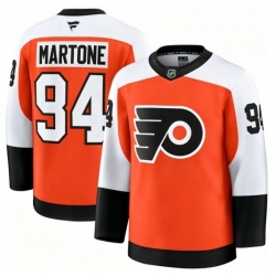 Men Philadelphia Flyers #94 Porter Martone Orange #94 Stitched NHL Hockey Jersey