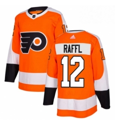 Mens Adidas Philadelphia Flyers 12 Michael Raffl Premier Orange Home NHL Jersey 