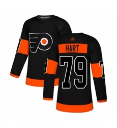 Men's Philadelphia Flyers #79 Carter Hart Authentic Black Alternate Hockey Jersey