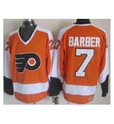 Philadelphia Flyers 7 Bill Barber Orange NHL Jerseys